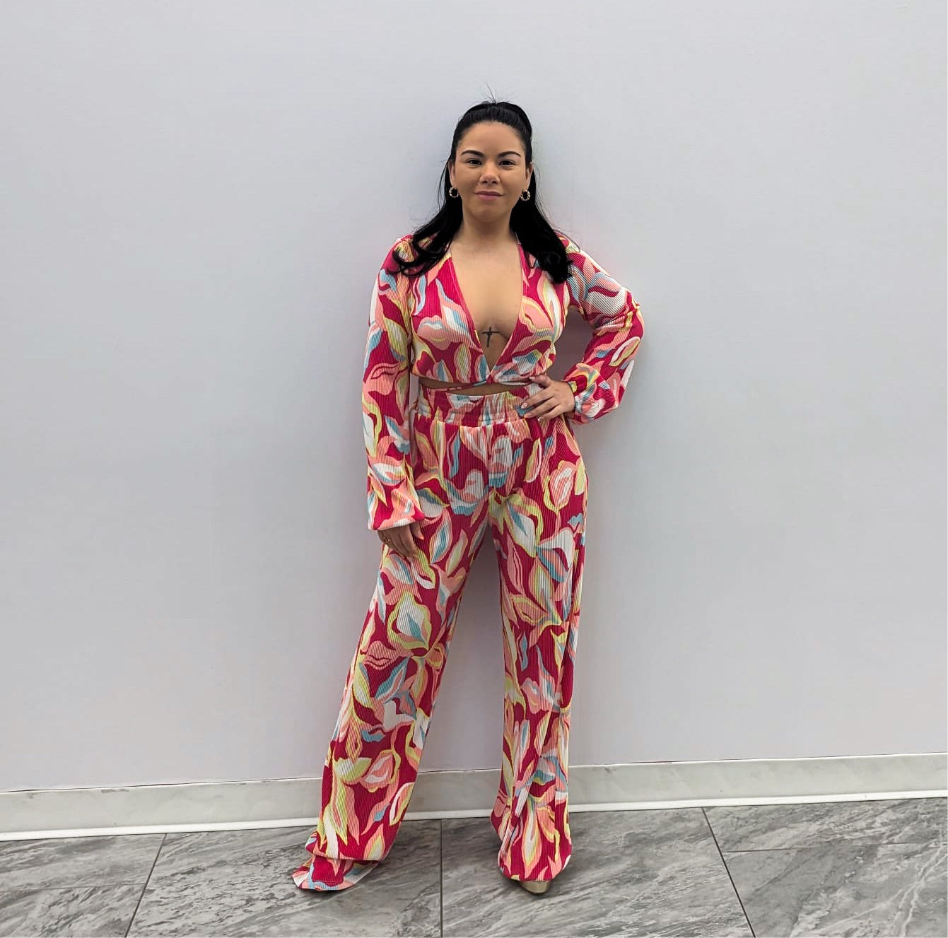 Alexandra 2pc Fuchsia Set